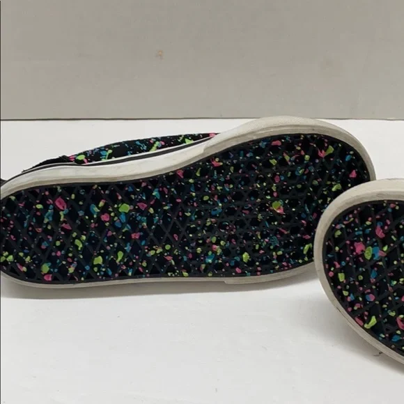 Vans 10 Toddler high-top sneakers black splashed - Picture 3 of 10